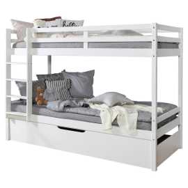 MID.YOU POSCHODOVÁ POSTEĽ, 90/200 cm biela.