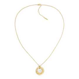Calvin Klein Dizajnový pozlátený náhrdelník pre ženy Spiral 35000761.