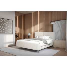 MID.YOU ČALÚNENÁ POSTEĽ, 140/200 cm, béžová.