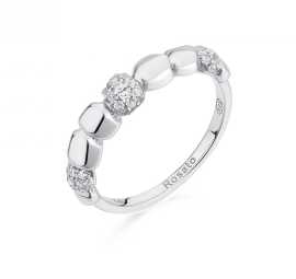 Rosato Originálny strieborný prsteň so zirkónmi Into the blue RZIB34 54 mm.