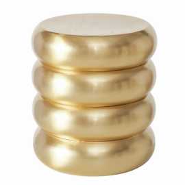 PRÍRUČNÝ STOLÍK, zlatá.