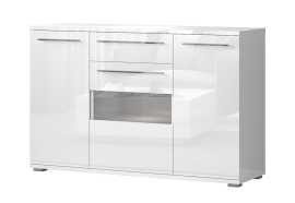 Veľká komoda s presklenim a osvetlením tiana - biela.

 

 

Okrem perfektného dizajnu oceníte aj kvalitné vybavenie komody.

 

 

Rozmery veľkej komody Tiana sú 150x97x45cm (š, v, h).

 

 

Všetky produkty z kolekcie Tiana nájdete nižšie v súvisiacom tovare.