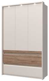 Trojdverová šatníková skriňa s led osvetlením artemisia - dub.

 

Okrem dvoch zásuviek tu nájdeme odkladací priestor vo forme dvoch políc a dvoch šatníkových tyčí.

 

Súčasťou skrine je LED osvetlenie, ktoré sa nachádza v hornej časti.

 

Rozmery trojdverovej šatníkovej skrine s LED osvetlením Artemisia sú 142x226x60cm (š, v, h).

 

Všetky produkty z kolekcie Artemisia nájdete nižšie v súvisiacich produktoch.