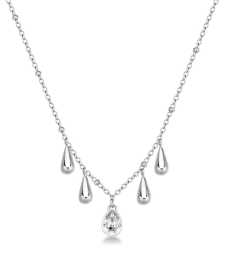 Brosway Dámsky oceľový náhrdelník s príveskami Tear Drop Perfect BPC38.