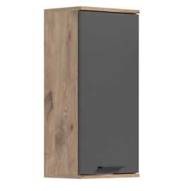MID.YOU ZÁVESNÁ SKRINKA, sivá, farba duba, 37/77/24 cm.