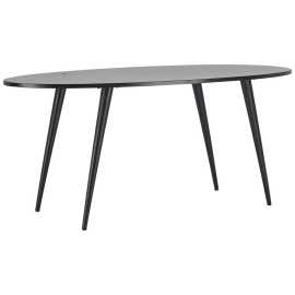 MID.YOU JEDÁLENSKÝ STÔL, mangové drevo, čierna, 175/90/76 cm.