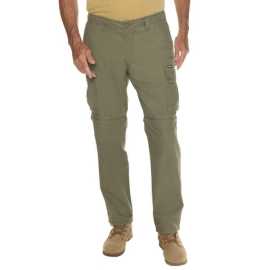 Bushman Hose Wasco II zip off khaki 54.
 Dank des robusten Materials aus 100 % Baumwolle in Leinwandbindung mit gebürsteter Oberfläche kannst du selbst die härtesten Expeditionen mit Leichtigkeit bewältigen. 
 Für noch mehr Komfort und um das strapazierfähige Material weicher zu machen, sind sie endgewaschen. 
 Die Dreifachnähte sehen nicht nur gut aus, sondern sorgen auch für die allgemeine Festigkeit der Hose. 
 Hochwertige YKK-Reißverschlüsse sind bei unseren Hosen eine Selbstverständlichkeit. 
 Und was über die Hosentaschen?