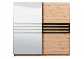 Šatníková skriňa s posuvnými dverami a zrkadlom rimini - dub.

Ku skrini je možné doobjednať tlmič dverí, vďaka ktorému bude zatváranie dverí plynulé a tiché.

 

Ak by vám nepasovalo prevedenie šatňové skrine Rimini, pozrite sa do súvisiacich produk nižšie, kde máme zobrazené aj iné varianty skríň z tejto kolekcie.