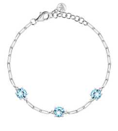 Morellato Dámsky strieborný náramok s kubickými zirkónmi Tesori SAIW291.