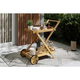 Ambia Garden ZÁHRADNÝ SERVÍROVACÍ VOZÍK, drevo, 85/90/53 cm.