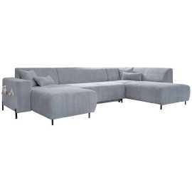 MID.YOU SEDACIA SÚPRAVA, textil, svetlosivá.