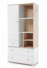 Široký regál vicki - biela, dub biscuit.

Regál ponúka 3 priestranné zásuvky na všetky drobnosti, ktoré sa obvykle strácajú po celom dome – pastelky, drobné hračky, stavebnice...

Široký regál je vyrobený z kvalitnej laminovanej dosky s hrúbkou 16 mm, vďaka ktorej odoláva každodenným hrám, nárazom a detskému entusiasmu.

Biela farba v kombinácii s dubovým dekorom v odtieni „biscuit“?

 

 

Rozmery širokého regálu sú 45x165x40cm (š, v, h).

 

 

 

Všetok nábytok patriaci do kolekcie Vicki nájdete nižšie v súvisiacich produktoch.