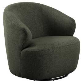 MID.YOU KRESLO, textil, zelená.