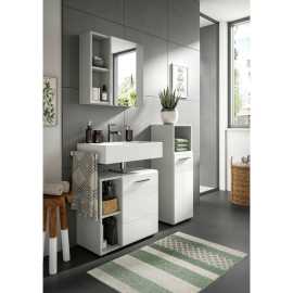 MID.YOU KÚPEĽŇA sivá, biela s vysokým leskom.