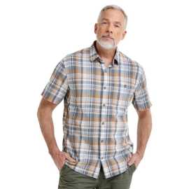 Bushman Pánska ľanová košeľa Yopal, camel XL.