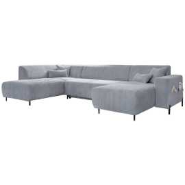 MID.YOU SEDACIA SÚPRAVA, textil, svetlosivá.