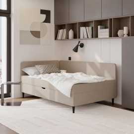 P & B AMERICKÁ POSTEĽ, 90/200 cm, béžová.