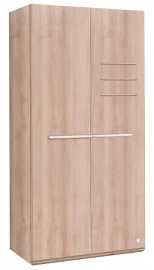 Dvojdverová šatníková skriňa veronica - dub svetlý/biela.

 

Vnútorný priestor skrine sa člení na širokú hornú policu, pod ktorou sa nachádza priestranná visiaca plocha zo šatníkovou tyčou a spodnú úložnú časť so zásuvkou.

 

Rozmery dvojdverové šatňové skrine Veronica sú 101x203x54cm (š, v, h)

 

Všetok nábytok patriaci do kolekcie Veronica nájdete nižšie v súvisiacich produktoch.