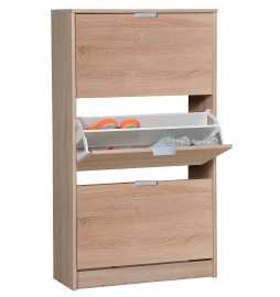 Výklopný botník 3-dvierkový vincent - dub sonoma.

 

Dizajn botníku je v modernom dekore dub sonoma a je vybavený plastovými úchytkami.

 

Všetky botníky patriaci do kolekcie Vincent nájdete nižšie v súvisiacich produktoch.