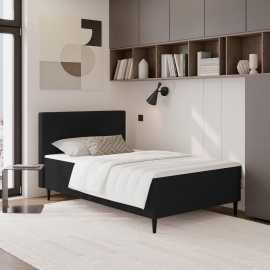 P & B AMERICKÁ POSTEĽ, 90/200 cm, čierna.