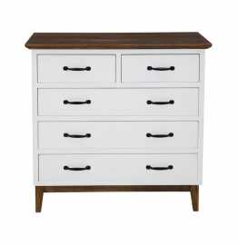 Masívna komoda skn 05 - k02 tmavá borovica.