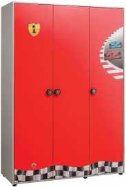 Šatníková skriňa fittipaldi - červená/šedá.

 

Skriňa je vyrobená z kvalitného lamina, ktorý zaručí vysokú oteruvzdornosť a jednoduchú údržbu.

 

Rozmery šatníkovej skrine Fittipaldi sú 135,5x198,5x54,5cm (š, v, h).

 

Všetok nábytok patriaci do kolekcie Fittipaldi nájdete nižšie v súvisiacich produktoch.