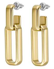 Fossil Výrazné pozlátené náušnice 2v1 Archival Core JOF00975710.