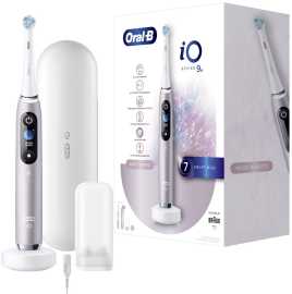 Oral B EK iO Series 9 Rose Quartz + držiak zubnej kefky + cestovné púzdro.