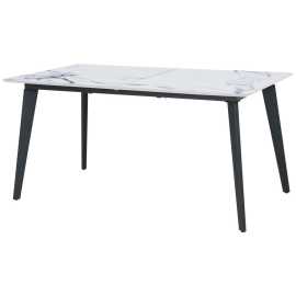 MID.YOU JEDÁLENSKÝ STÔL, biela, 180/220/90/75 cm.